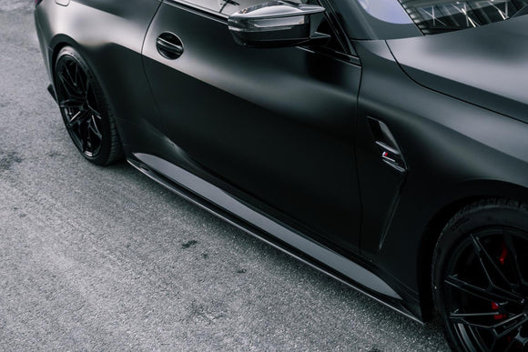 Carbon Pre-Preg MHC Style Side Splitters for BMW M4 G82 G83 - MODE Auto Concepts