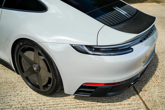 Carbon Pre-Preg Mini Ducktail Trunk Lip Spoiler for Porsche 911 992.1 Carrera S 4S GTS GT3 GT3 RS