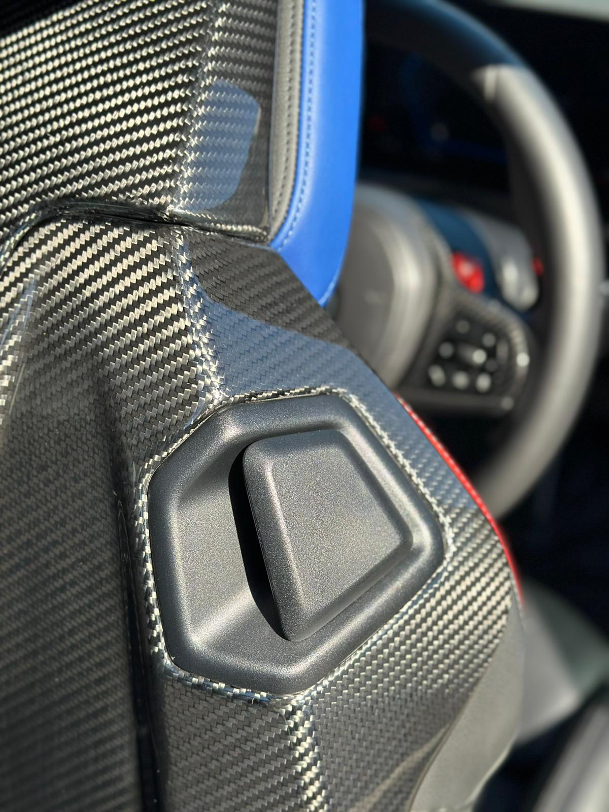 Carbon Pre-Preg Seat Back Upper & Lower Trim Set for BMW M4 G82 G83 & M2 G87