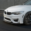 Carbon Pre-Preg V Style Front Splitter for BMW M3 F80 M4 F82 F83 - MODE Auto Concepts