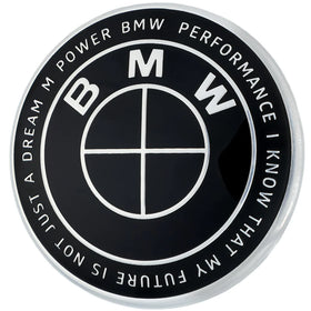 Emblex BMW LTD. Edition Black Style Front Badge Emblem for BMW E-Series 1M E82 M3 E90 E92 M5 E60 M6 E63 & 1 3 5 6 7 Series E88 E91 E61 E64 E65 - MODE Auto Concepts