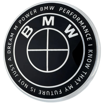 Emblex BMW LTD. Edition Black Style Front Badge Emblem for BMW E-Series 1M E82 M3 E90 E92 M5 E60 M6 E63 & 1 3 5 6 7 Series E88 E91 E61 E64 E65 - MODE Auto Concepts