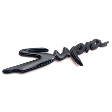 Emblex Gloss Black Supra Rear Badge Emblem for Toyota Supra A90 - MODE Auto Concepts