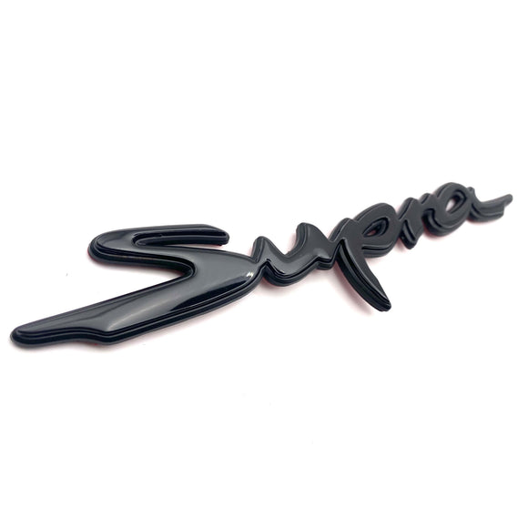 Emblex Gloss Black Supra Rear Badge Emblem for Toyota Supra A90 - MODE Auto Concepts