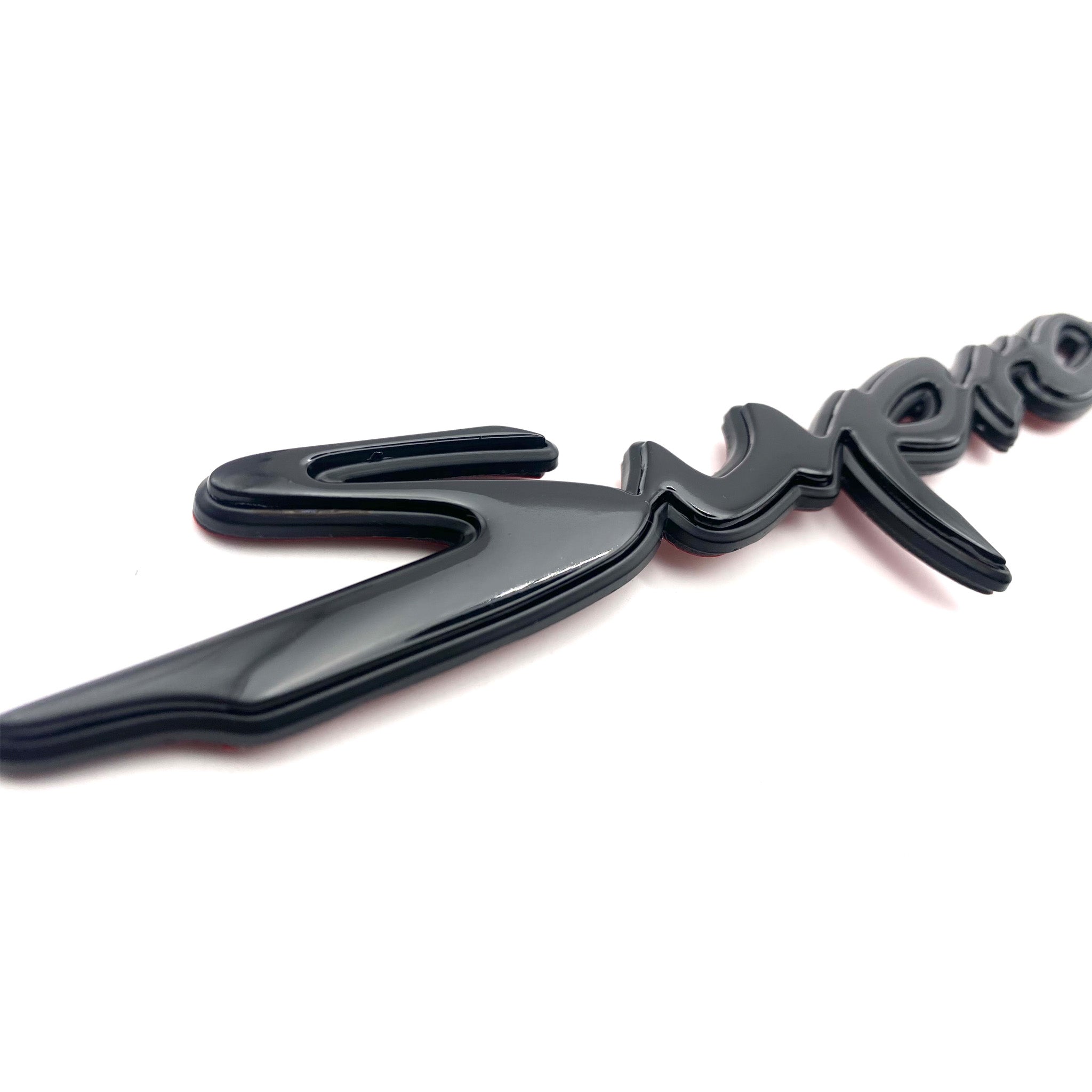 Emblex Gloss Black Supra Rear Badge Emblem for Toyota Supra A90