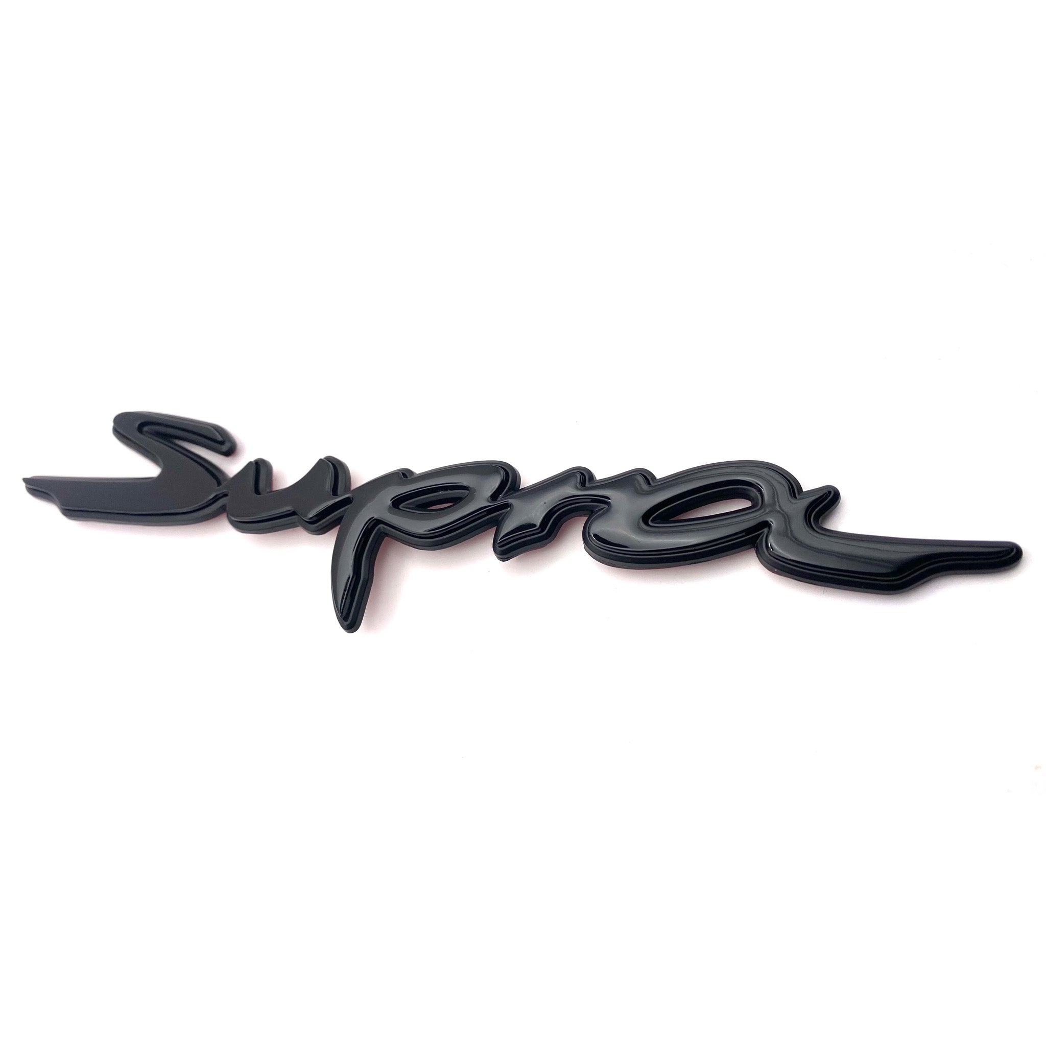Emblex Gloss Black Supra Rear Badge Emblem for Toyota Supra A90