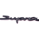 Emblex Gloss Black w. Chrome Outer Supra Rear Badge Emblem for Toyota Supra A90 - MODE Auto Concepts