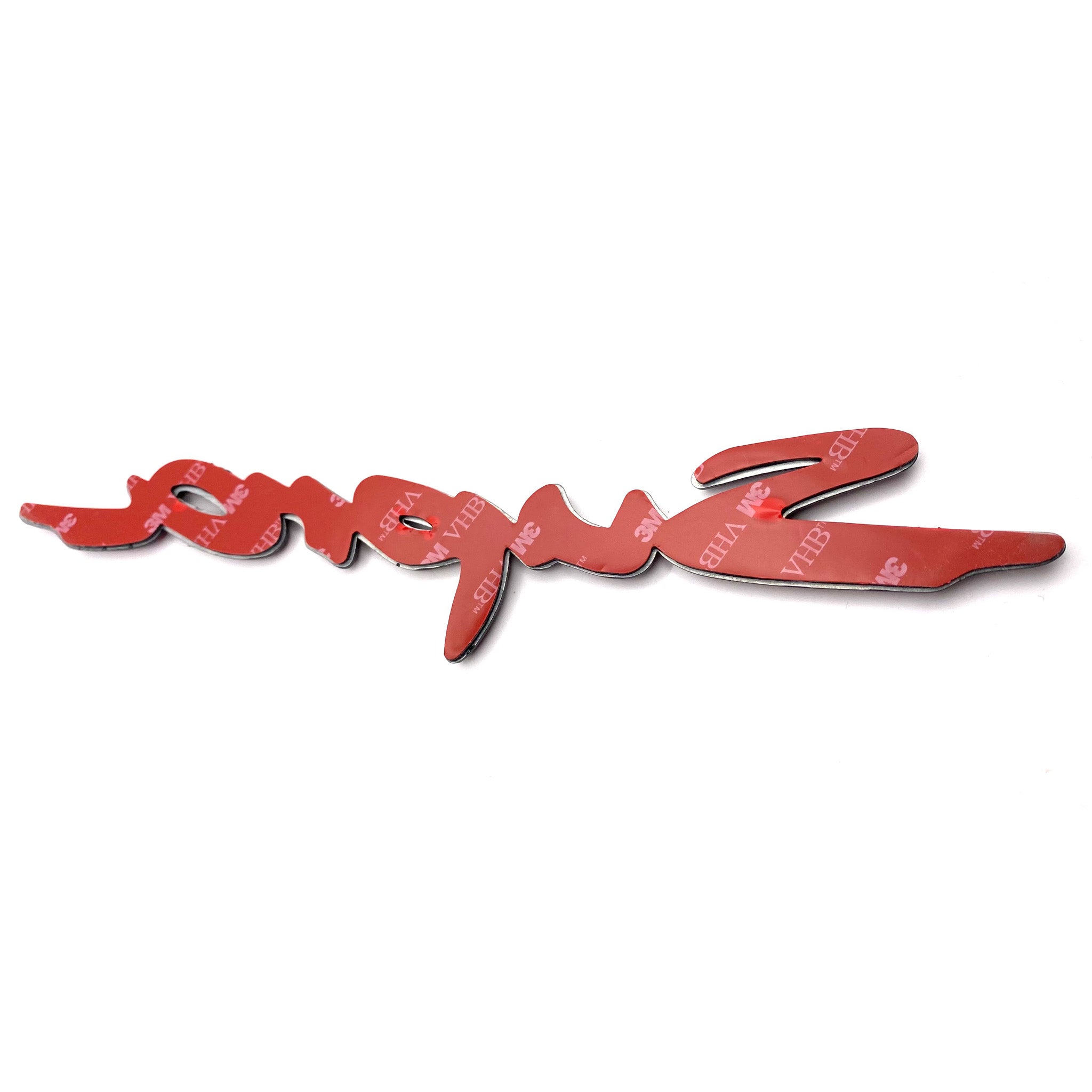 Emblex Gloss Black w. Chrome Outer Supra Rear Badge Emblem for Toyota Supra A90