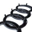 Emblex Audi Style Rings Gloss Black Front Grille Badge Emblem for Audi A3 S3 RS3 8V A4 S4 RS4 B8 A5 A5 RS5 B8 - MODE Auto Concepts