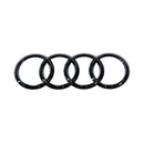 Emblex Audi Style Rings Gloss Black Rear Trunk Badge Emblem for Audi A3 S3 RS3 8V A4 S4 RS4 B8 A5 A5 RS5 B8 A6 S6 RS6 C7 - MODE Auto Concepts