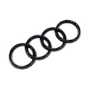 Emblex Audi Style Rings Gloss Black Rear Trunk Badge Emblem for Audi A3 S3 RS3 8V A4 S4 RS4 B8 A5 A5 RS5 B8 A6 S6 RS6 C7 - MODE Auto Concepts