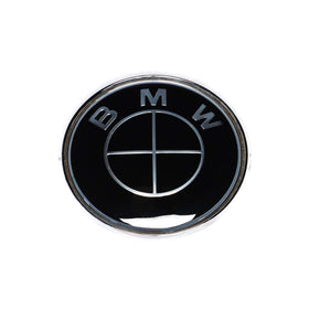 Emblex BMW Style Stealth Black / Black Hood Badge Emblem for BMW E-Series 1M E82 M3 E90 E92 M5 E60 M6 E63 & 1 3 5 6 7 Series E88 E91 E61 E64 E65 - MODE Auto Concepts