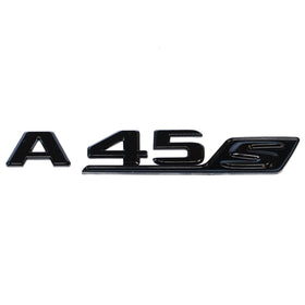 Emblex Gloss Black A45s Trunk Badge Emblem for Mercedes-Benz AMG A45s W177 - MODE Auto Concepts