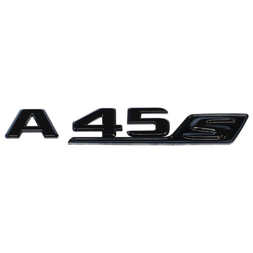 Emblex Gloss Black A45s Trunk Badge Emblem for Mercedes-Benz AMG A45s W177 - MODE Auto Concepts