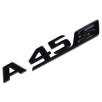 Emblex Gloss Black A45s Trunk Badge Emblem for Mercedes-Benz AMG A45s W177 - MODE Auto Concepts