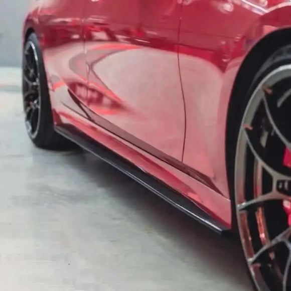 Exon Gloss Black AC Style Side Skirt Splitters for BMW 3-Series G20 - MODE Auto Concepts