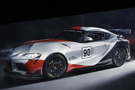 Exon Gloss Black ART Style Front Splitter for Toyota Supra A90 - MODE Auto Concepts