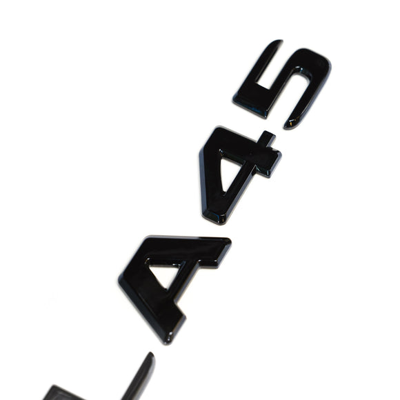 Emblex Gloss Black CLA45 Trunk Badge Emblem for Mercedes-Benz AMG CLA45 C117 X117 - MODE Auto Concepts