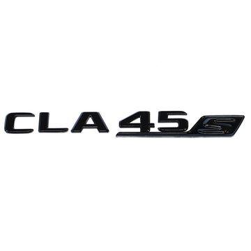 Emblex Gloss Black CLA45s Trunk Badge Emblem for Mercedes-Benz AMG CLA45s C118 / X118 - MODE Auto Concepts