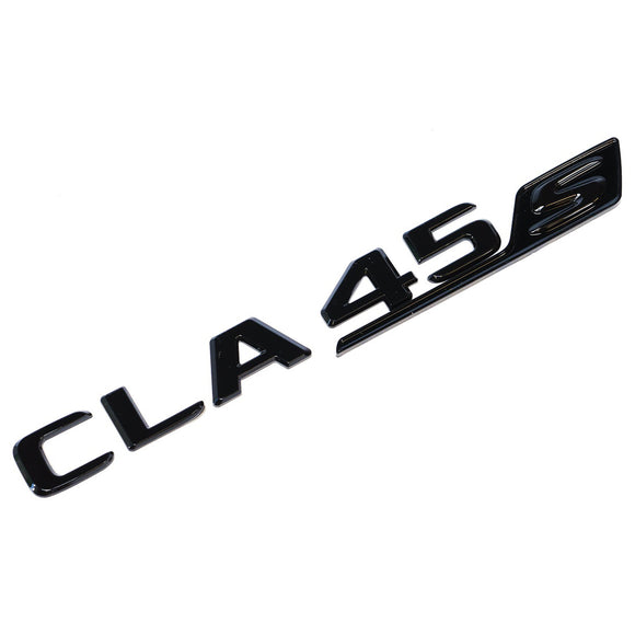 Emblex Gloss Black CLA45s Trunk Badge Emblem for Mercedes-Benz AMG CLA45s C118 / X118 - MODE Auto Concepts