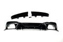 Exon Gloss Black Competition Rear Diffuser w. Quad Outlet for BMW 3-Series LCI G20/G21 M-Sport - MODE Auto Concepts