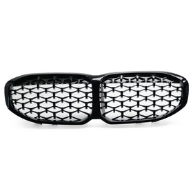 Exon Gloss Black Diamond Grille for BMW 1-Series F40 (2019-present) - MODE Auto Concepts