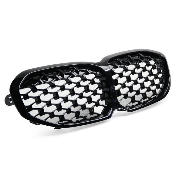 Exon Gloss Black Diamond Grille for BMW 1-Series F40 (2019-present) - MODE Auto Concepts