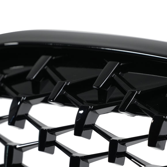 Exon Gloss Black Diamond Grille for BMW 1-Series F40 (2019-present) - MODE Auto Concepts