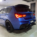 Exon Gloss Black Rear Diffuser w. Single Outlet for BMW 1-Series 118i 120i 125i LCI F20 M-Sport - MODE Auto Concepts