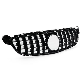 Exon Gloss Black Panamericana GT Style Grille for Mercedes Benz C63/C63s AMG W205 (15-21) - MODE Auto Concepts