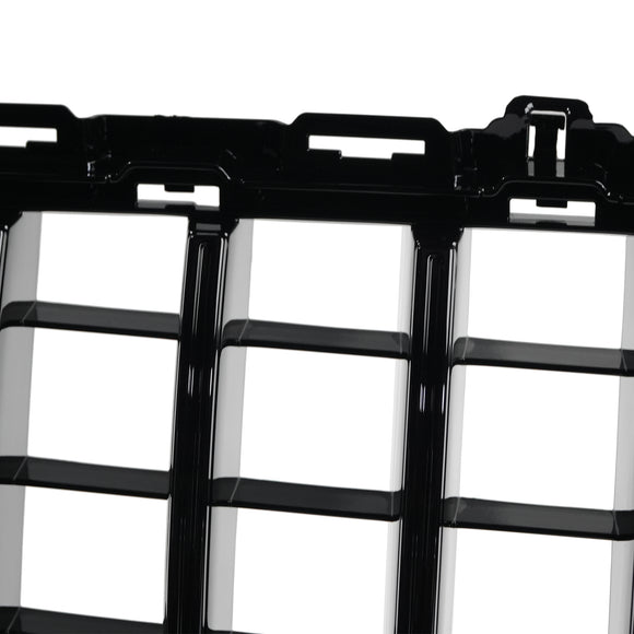 Exon Gloss Black w. Chrome Strip Panamericana GT Style Grille for Mercedes Benz C-Class & C43 AMG (W205) (15-21) - MODE Auto Concepts