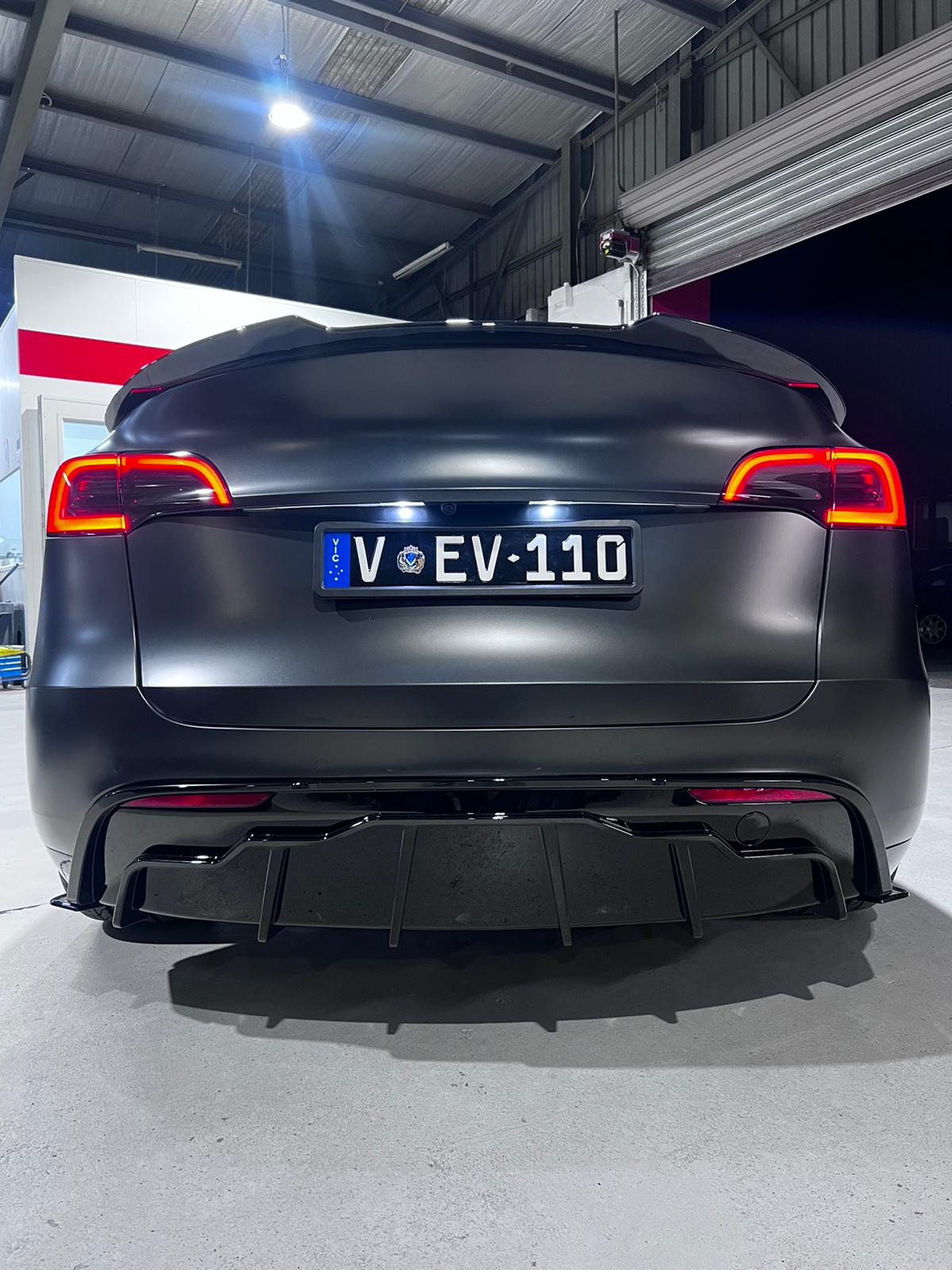 Exon Gloss Black Full Bodykit for Tesla Model Y inc. Performance PYD - MODE Auto Concepts