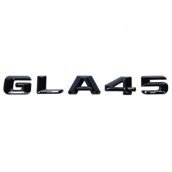 Emblex Gloss Black GLA45 Trunk Badge Emblem for Mercedes Benz AMG GLA45 - MODE Auto Concepts