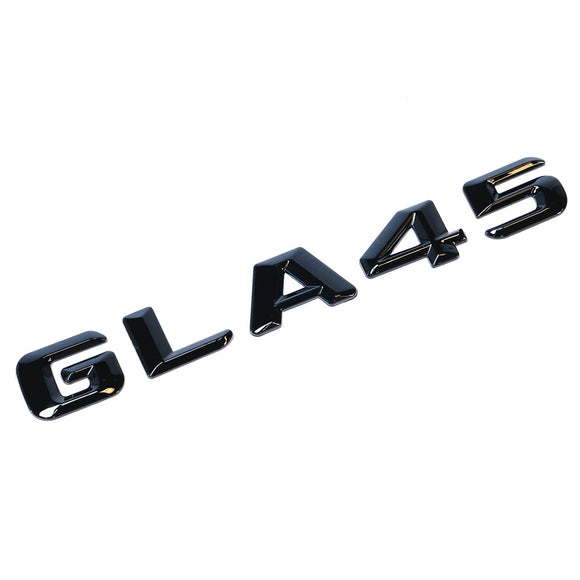 Emblex Gloss Black GLA45 Trunk Badge Emblem for Mercedes Benz AMG GLA45 - MODE Auto Concepts