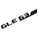 Emblex Gloss Black GLE63s Trunk Badge Emblem for Mercedes-Benz AMG GLE63S W167 - MODE Auto Concepts