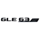 Emblex Gloss Black GLE63s Trunk Badge Emblem for Mercedes-Benz AMG GLE63S W167 - MODE Auto Concepts