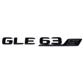 Emblex Gloss Black GLE63s Trunk Badge Emblem for Mercedes-Benz AMG GLE63S W167 - MODE Auto Concepts