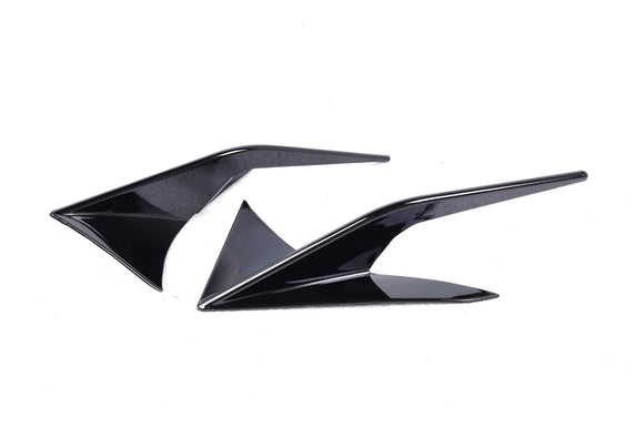 Exon Gloss Black GT Style Front Bumper Trims for Toyota Supra A90 - MODE Auto Concepts