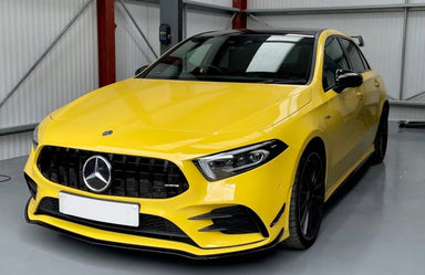 Exon Gloss Black GT Style Panamericana Grille for Mercedes Benz A-Class & A35 AMG W177 - MODE Auto Concepts