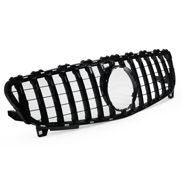 Exon Gloss Black Panamericana GT Style Grille for Mercedes Benz A-Class & A45 AMG W176 Facelift (16-18) - MODE Auto Concepts