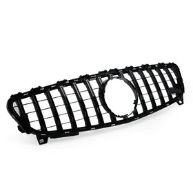 Exon Gloss Black Panamericana GT Style Grille for Mercedes Benz A-Class & A45 AMG W176 Facelift (16-18) - MODE Auto Concepts