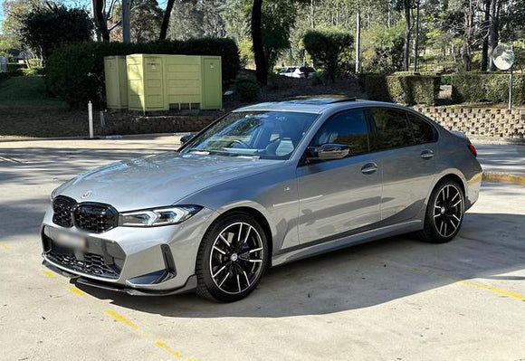 Exon Gloss Black M Performance Style Front Spoiler for BMW 3-Series LCI G20/G21 - MODE Auto Concepts