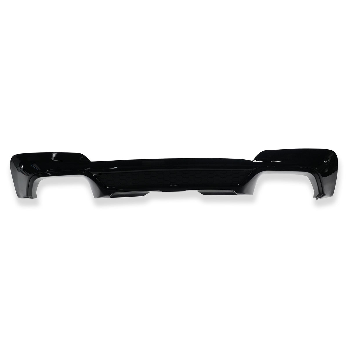 X3m Rear Diffuser Exon Gloss Black M Performance X3M Style Rear Diffuser w. Exhaust Tips ...