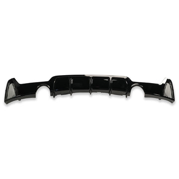 Exon Gloss Black M Performance Style Rear Diffuser w. Dual Outlet for BMW 4-Series F32 F33 F36 M-Sport - MODE Auto Concepts