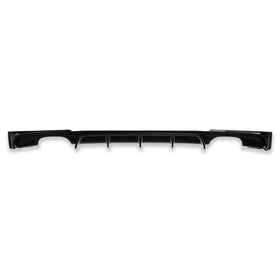 Exon Gloss Black M Performance Style Rear Diffuser w. Quad Outlet for BMW 3-Series F30 M-Sport - MODE Auto Concepts