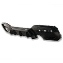 Exon Gloss Black Rear Diffuser w. Dual Outlet for BMW 1-Series M135i LCI & M140i F20 M-Sport - MODE Auto Concepts