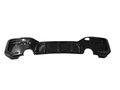 Exon Gloss Black Rear Diffuser w. Dual Outlet for BMW 1-Series M135i LCI & M140i F20 M-Sport - MODE Auto Concepts
