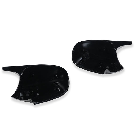 Exon Gloss Black M Performance Style Replacement Mirror Cap Cover for BMW 1/3-Series E87 E82 E88 & E90 E91 E92 (Pre-LCI) - MODE Auto Concepts