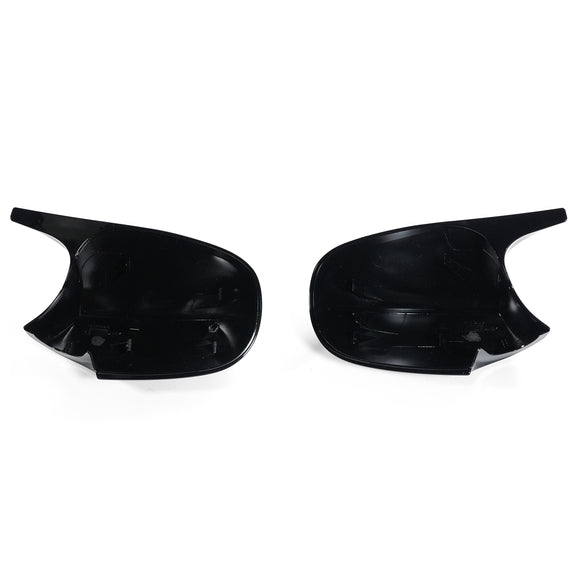 Exon Gloss Black M Performance Style Replacement Mirror Cap Cover for BMW 1/3-Series E87 E82 E88 & E90 E91 E92 (Pre-LCI) - MODE Auto Concepts