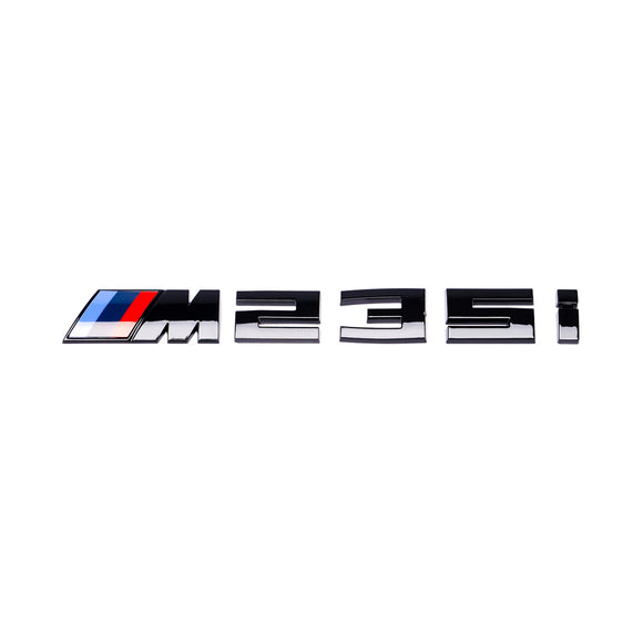 Emblex Gloss Black M235i Badge Trunk Emblem for BMW 2-Series M235i F22 F23 G42 G43 - MODE Auto Concepts